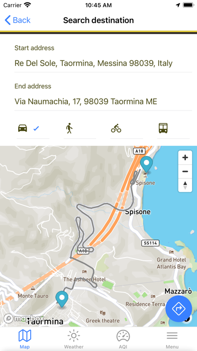 Taormina Smart City Screenshot