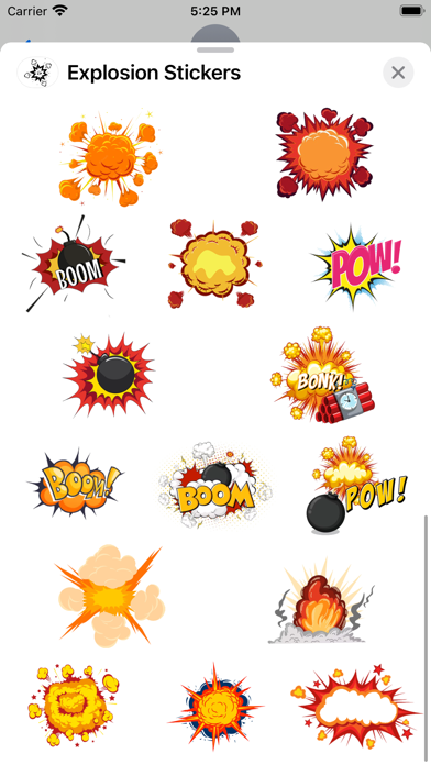 Screenshot #3 pour Explosion Stickers