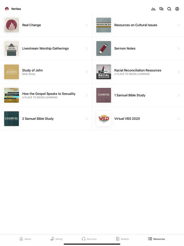 Veritas Community Church App