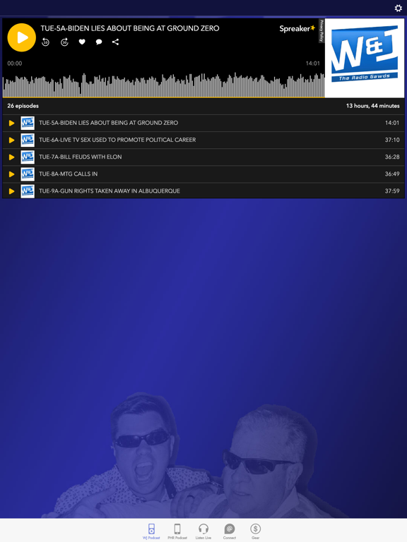 The Walton and Johnson Show iPad screenshot 1 - News app