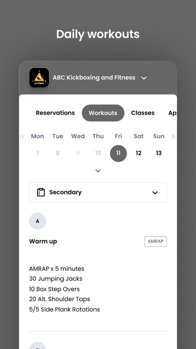 ABC Kickboxing & Fitness Screenshot