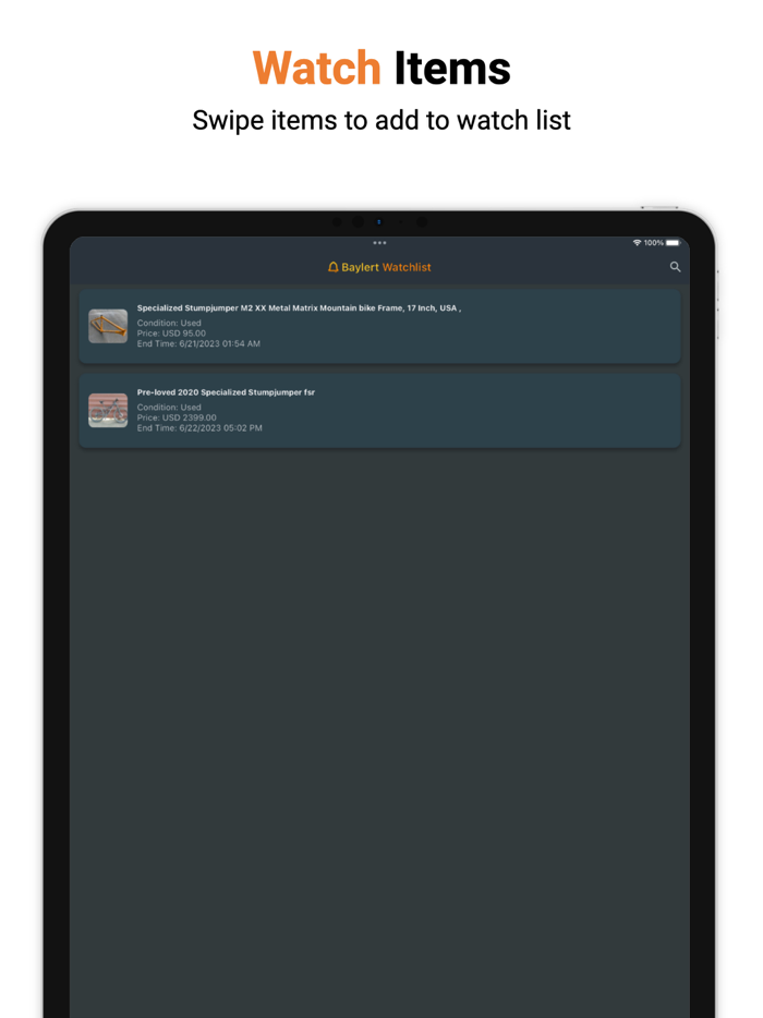 Baylert - eBay Alerts