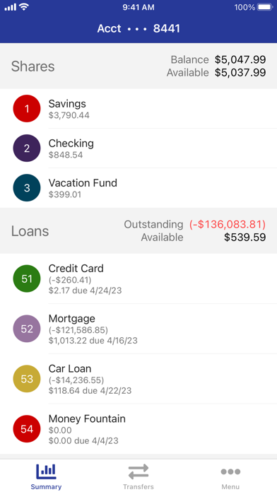 San Angelo Federal CU Screenshot