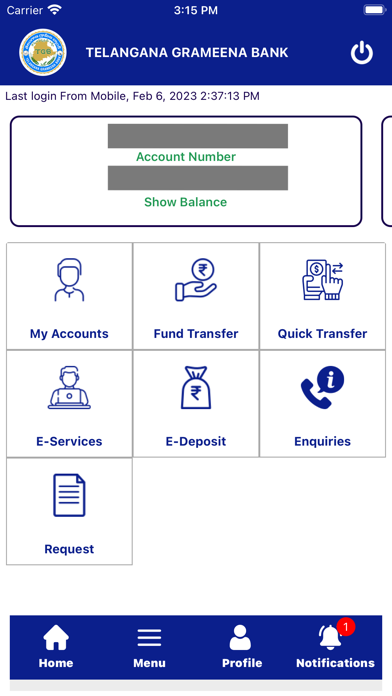 TGB Mobile-Banking Screenshot