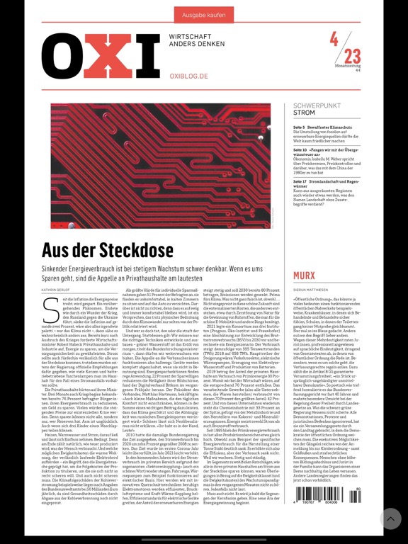 Screenshot #5 pour OXI - die Wirtschaftszeitung
