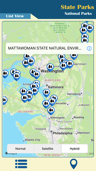 Maryland-State Parks Guide Screenshot