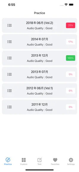 Game screenshot JLPT N4 Listening practice mod apk