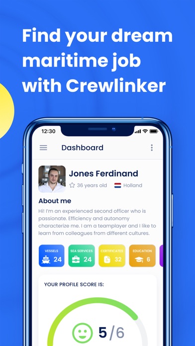 Crewlinker - Jobs at Sea Screenshot