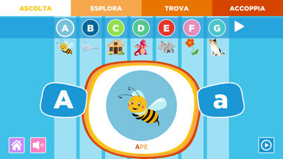 ABC Italian Alphabet for kids screenshot n.2