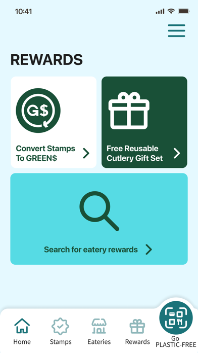 Plastic-Free Rewards Screenshot