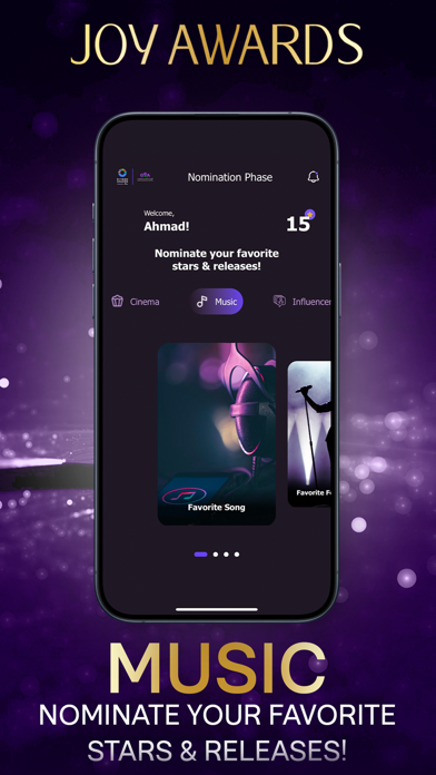Joy Awards Screenshot