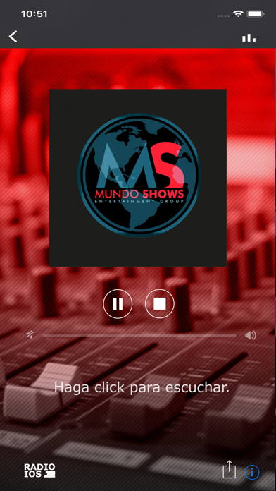 Mundo Shows Radio Screenshot