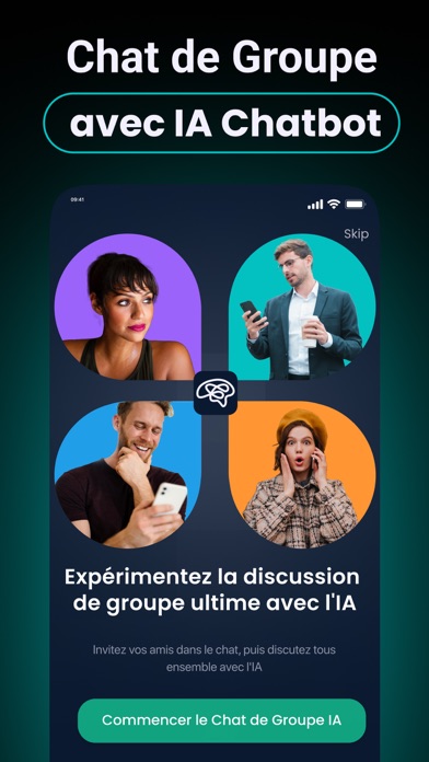 Screenshot #1 pour BrAIn - Chat de group avec IA