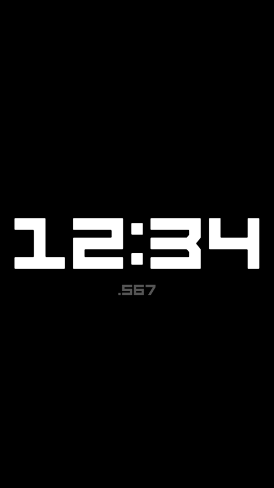 #2. Stopwatch Full Screen (iOS) 由: Dmytro Plekhotkin
