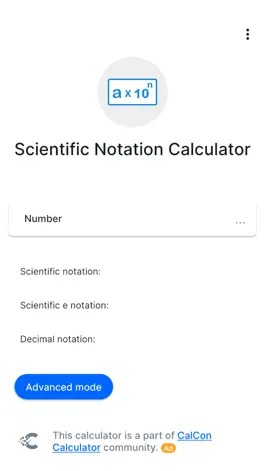 Game screenshot Scientific Notation Calculator mod apk