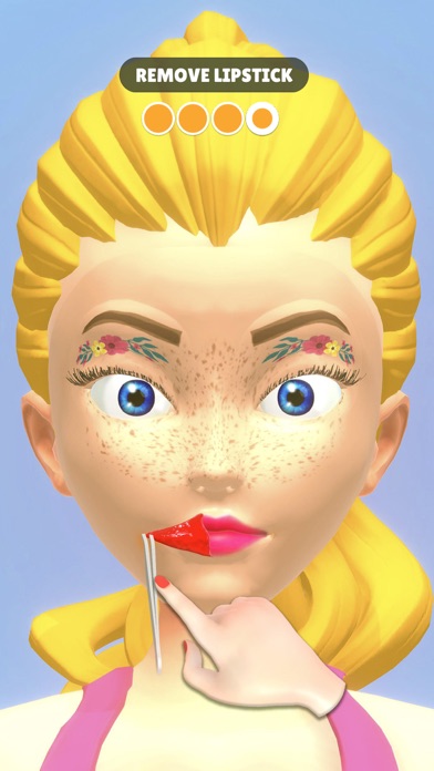 ASMR Peel Off Makeup Screenshot