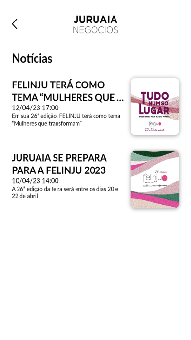 Juruaia Negócios Screenshot