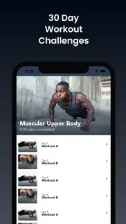 muscle building workouts iphone screenshot 3