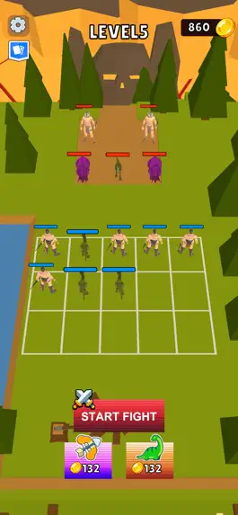 Game screenshot Merge Dino Warior Fight mod apk