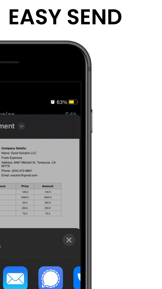 #3. Invoice Maker - PDF Creator (iOS) By: DECODATION