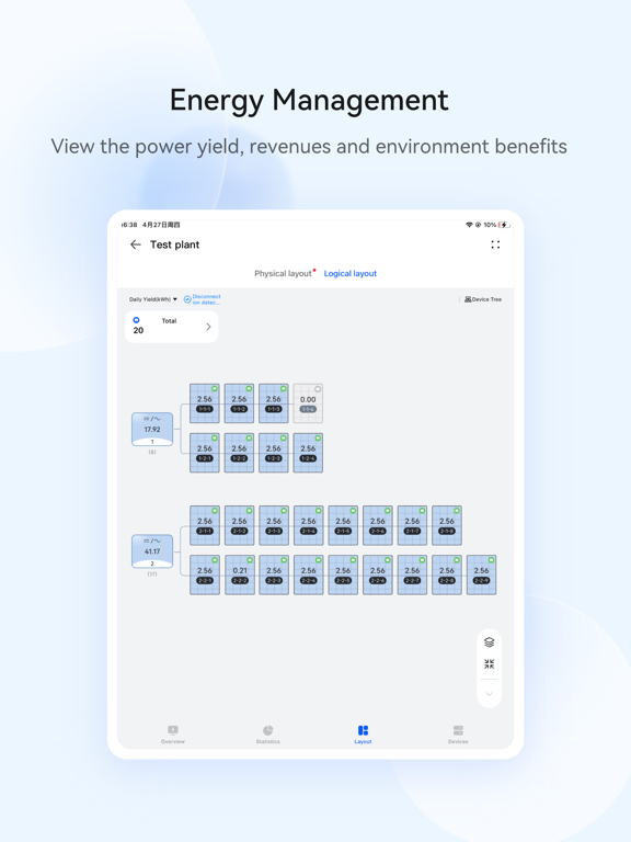 FusionSolar iPad app afbeelding 4