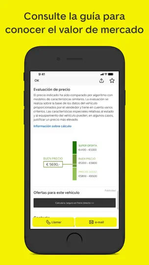 Captura de pantalla de AutoScout24: Mercado De Coches en iPhone 7