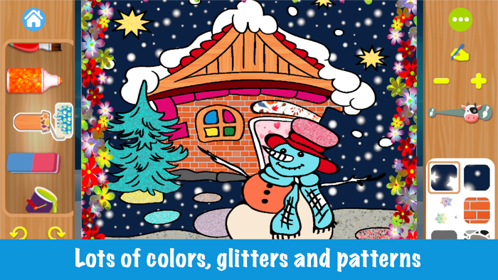 Christmas and New year coloring