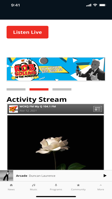 WCKQ FM, My Q 104.1 Screenshot