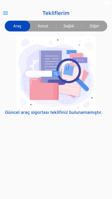 Kocaağa Sigorta Screenshot