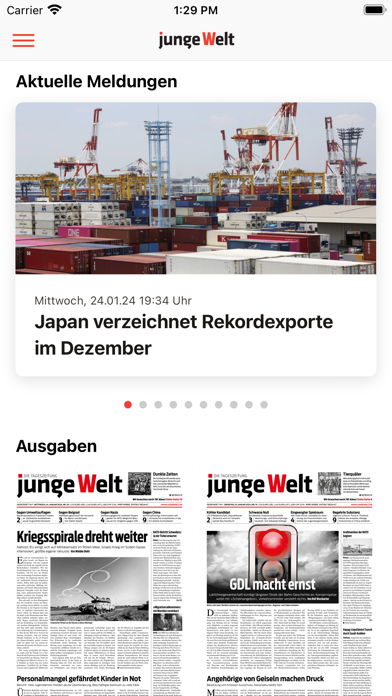 junge Welt Screenshot