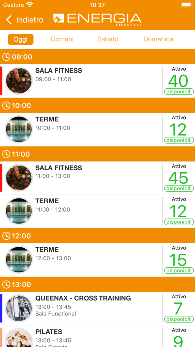 Energia Lifestyle WellnessClub Screenshot