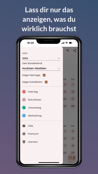 Vacation Planner & Calendar Screenshot