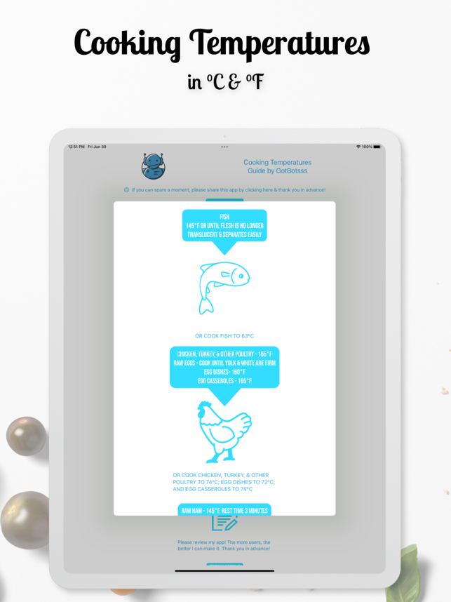 ‎GotBotsss Cooking Temps Guide Screenshot
