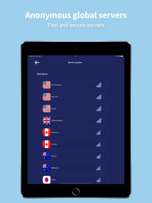Screenshot #5 pour VPN - Unlimited Fast Proxy