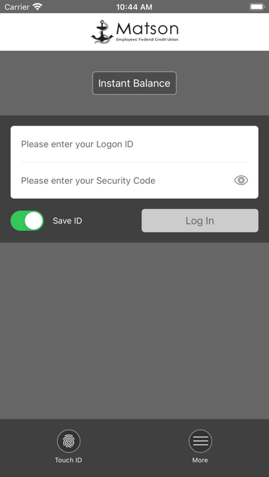 Matson Employees’ FCU Screenshot