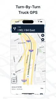 truckmap - truck gps routes iphone screenshot 1