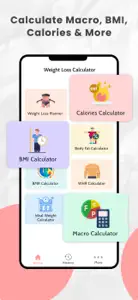 Weight Loss Tracker - BMI, BMR screenshot #2 for iPhone