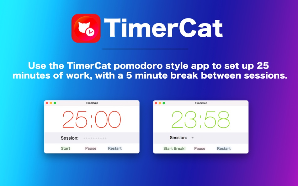 TimerCat - Simple Pomodoro - 1.9 - (macOS)