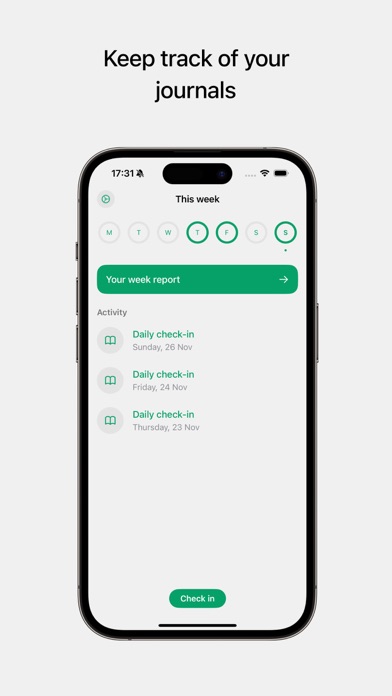 Journey: Chat-based Journal Screenshot