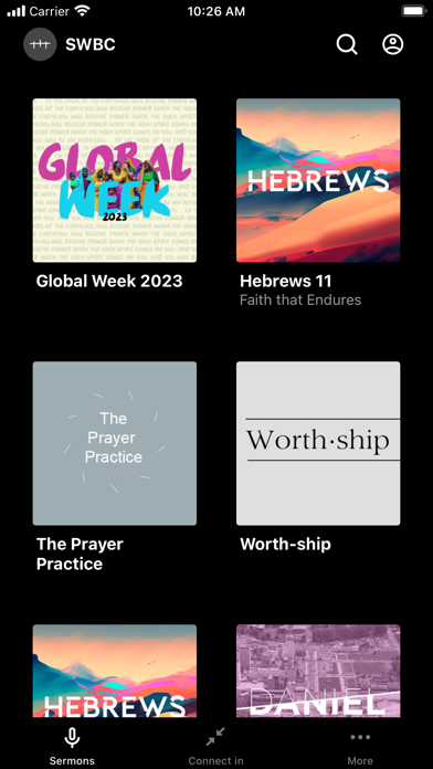 South West Baptist Church Screenshot