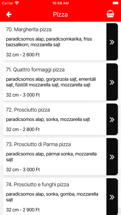 Screenshot #2 pour Papa-Razzi's Ristorante