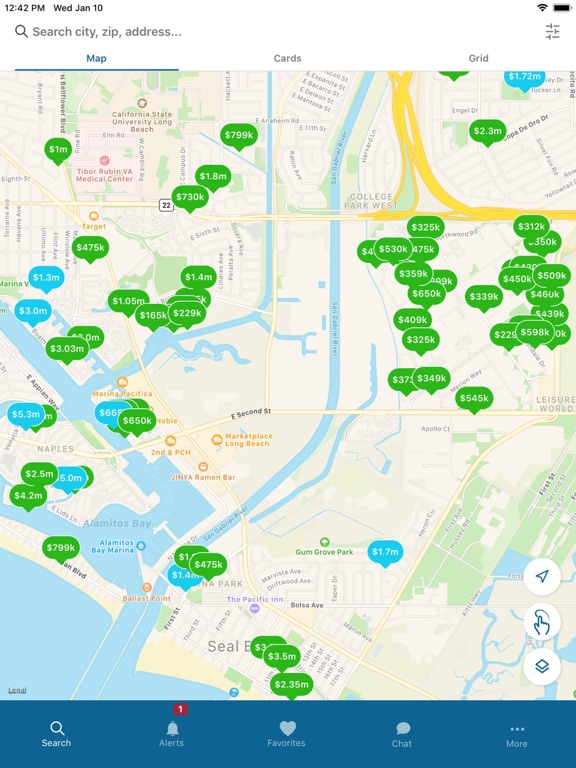 Splash Real Estate App iPad screenshot 1 - Lifestyle app