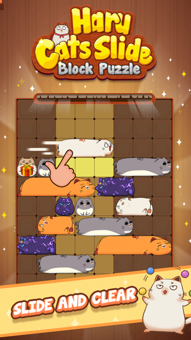 Haru Cats: Slide Block Puzzle screenshot 1