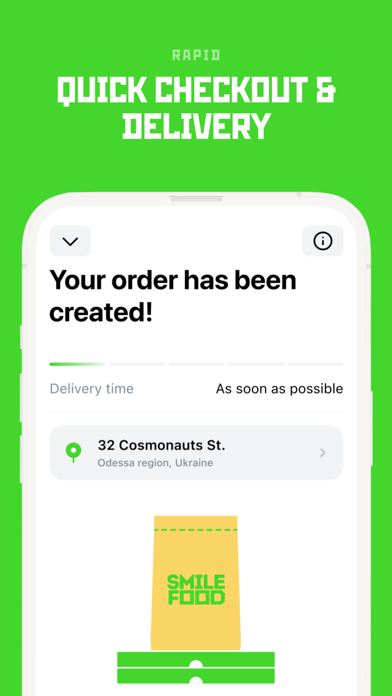 SMILEFOOD: Online Restaurant Screenshot