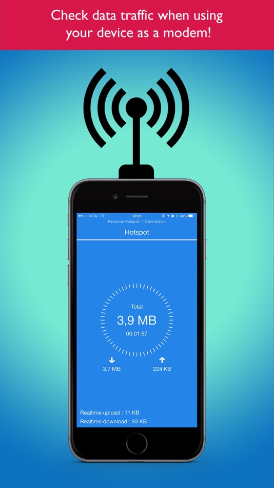 Hotspot Monitor Pro Data Usage - 1.7 - (iOS)