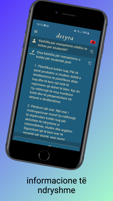 detyra Screenshot