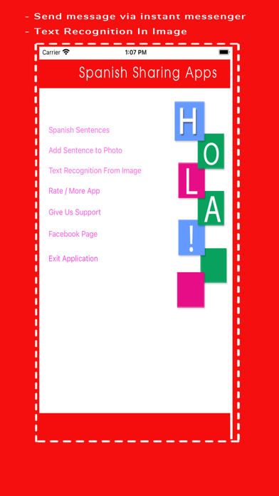 Screenshot #1 pour SpanishSharingApps