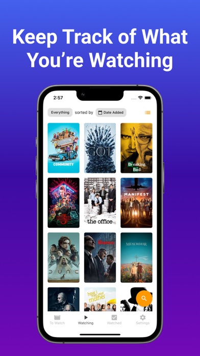 MyWatchlist: Movies & TV Shows Screenshot