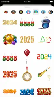 happy new year stickers 2024 iphone screenshot 3