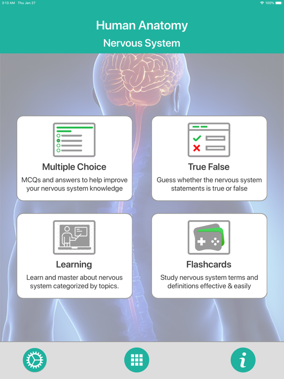 Screenshot #4 pour Human Anatomy : Nervous System